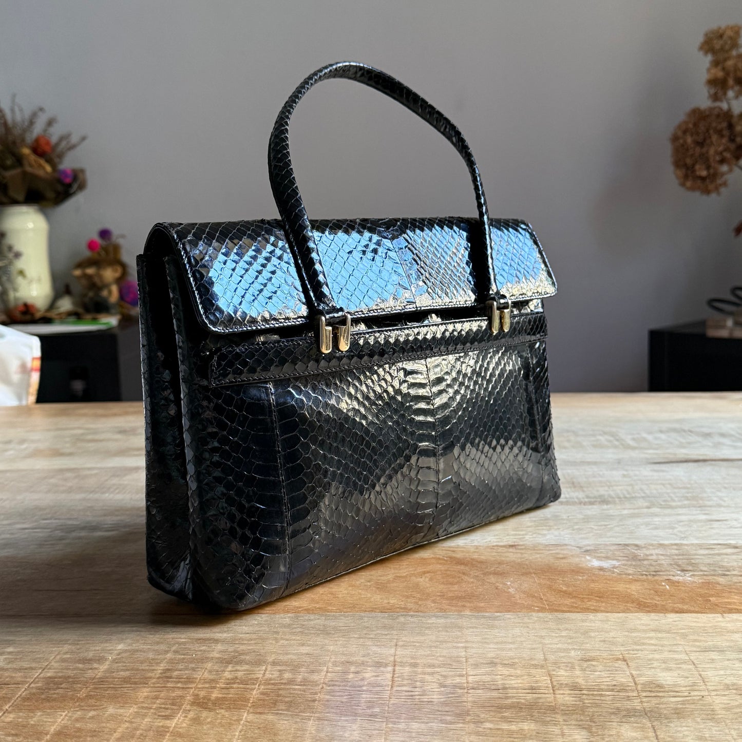 Borsa vintage rettile