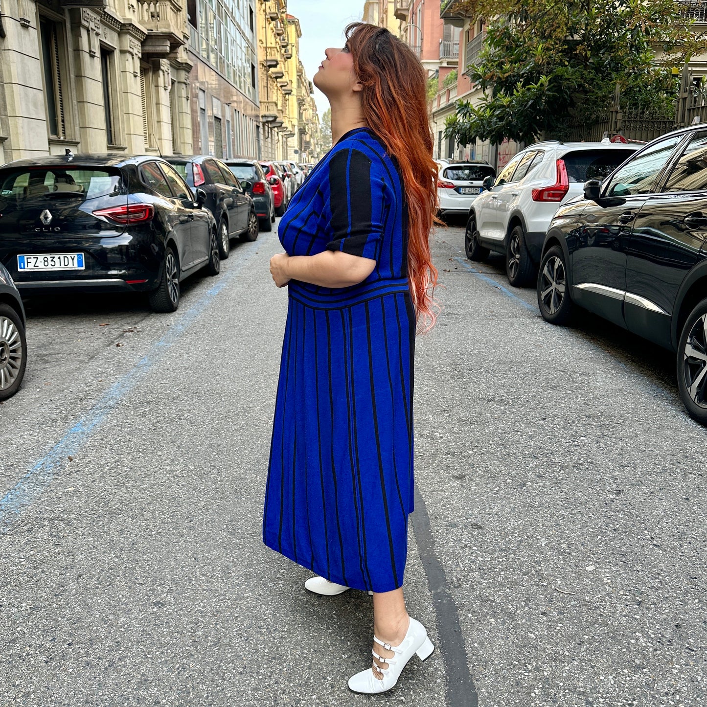 Abito righe tg XL/4XL