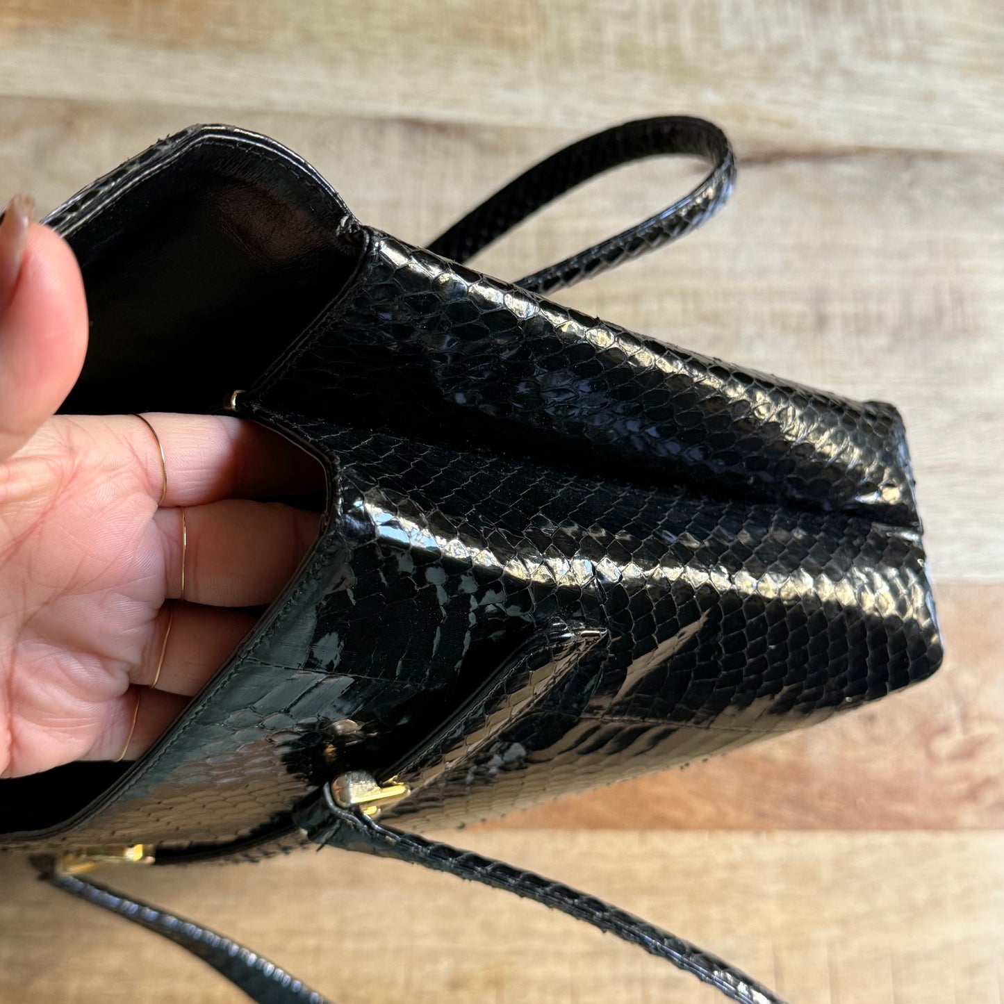 Borsa vintage rettile