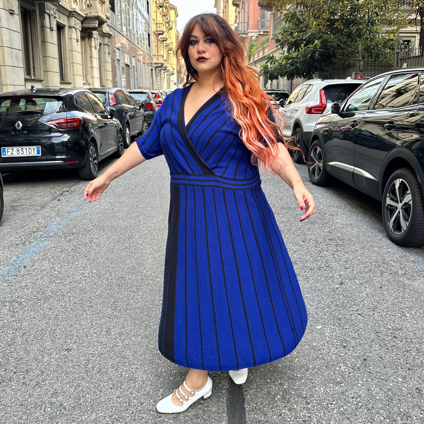 Abito righe tg XL/4XL