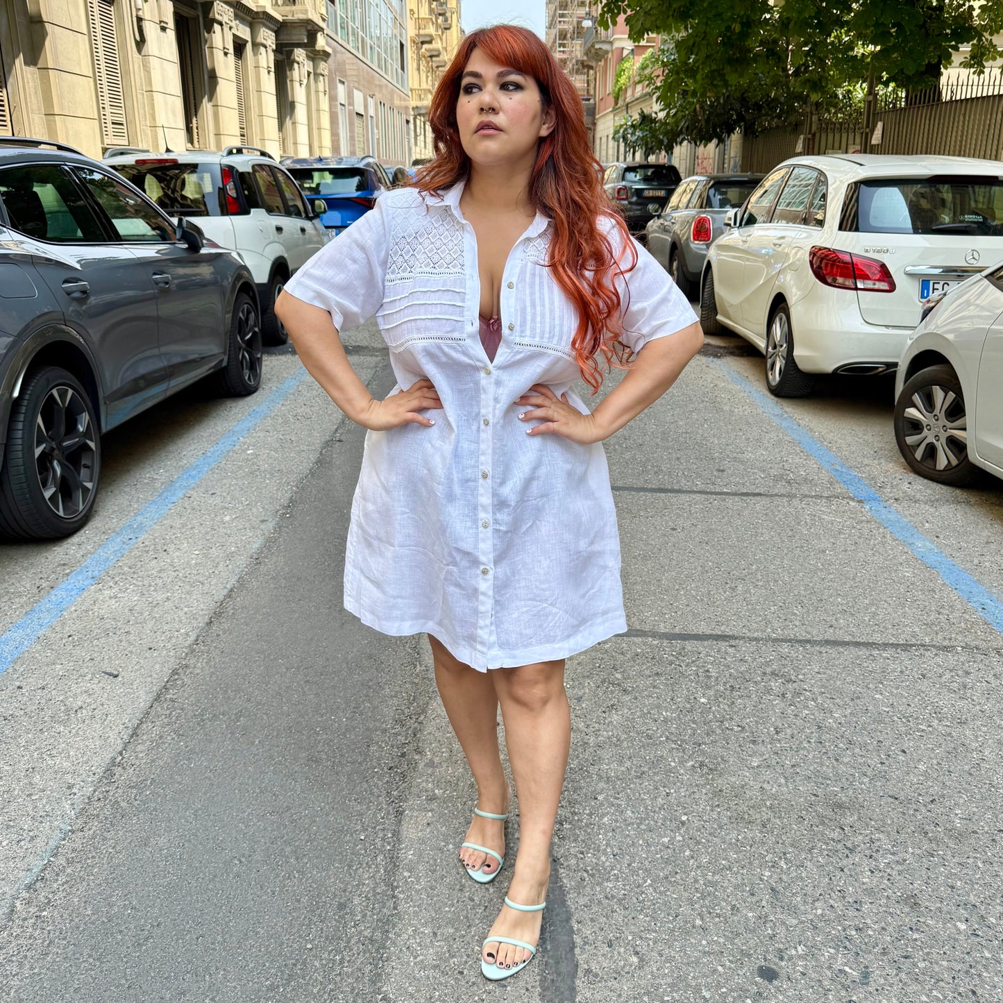 Abito bianco tg M/XL