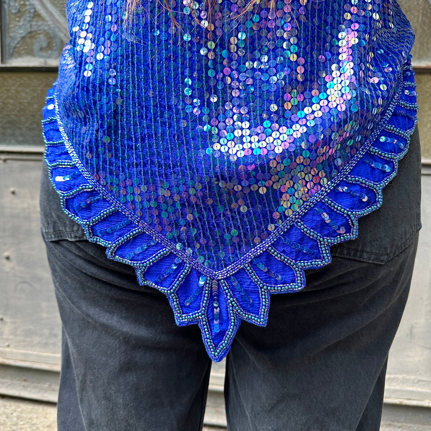 Blusa paillettes L/XXL