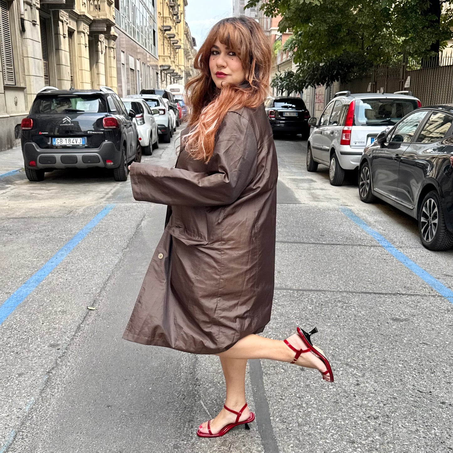 Trench leopardo L/XXXL