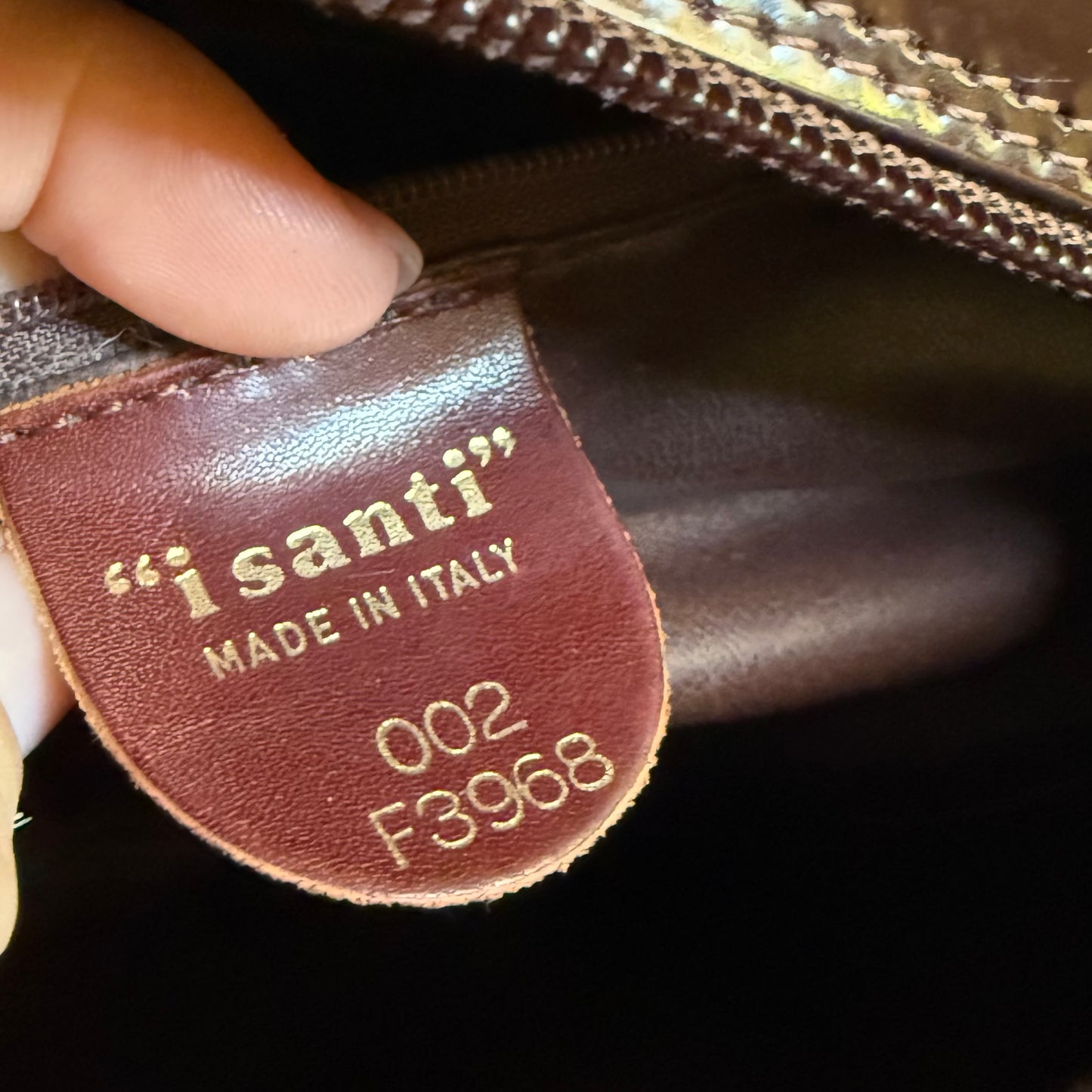 “I Santi” borsa vintage