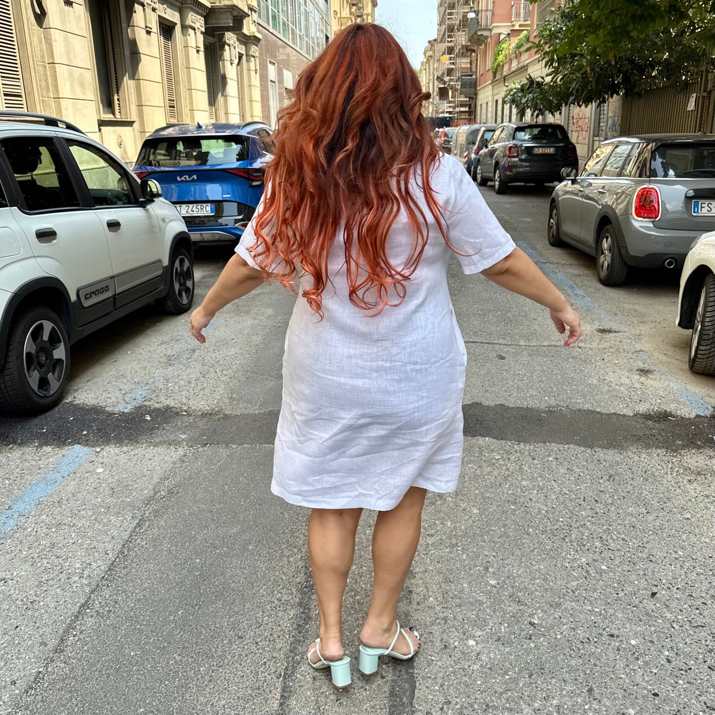 Abito bianco tg M/XL