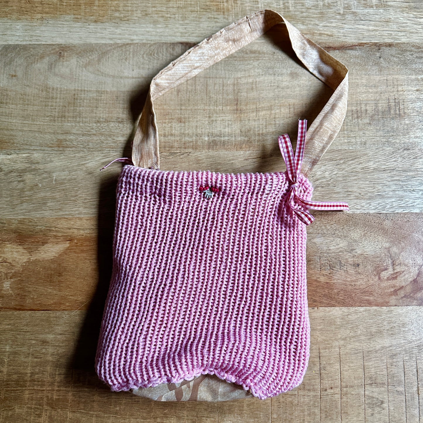 “Mochi bag” rosa chiaro