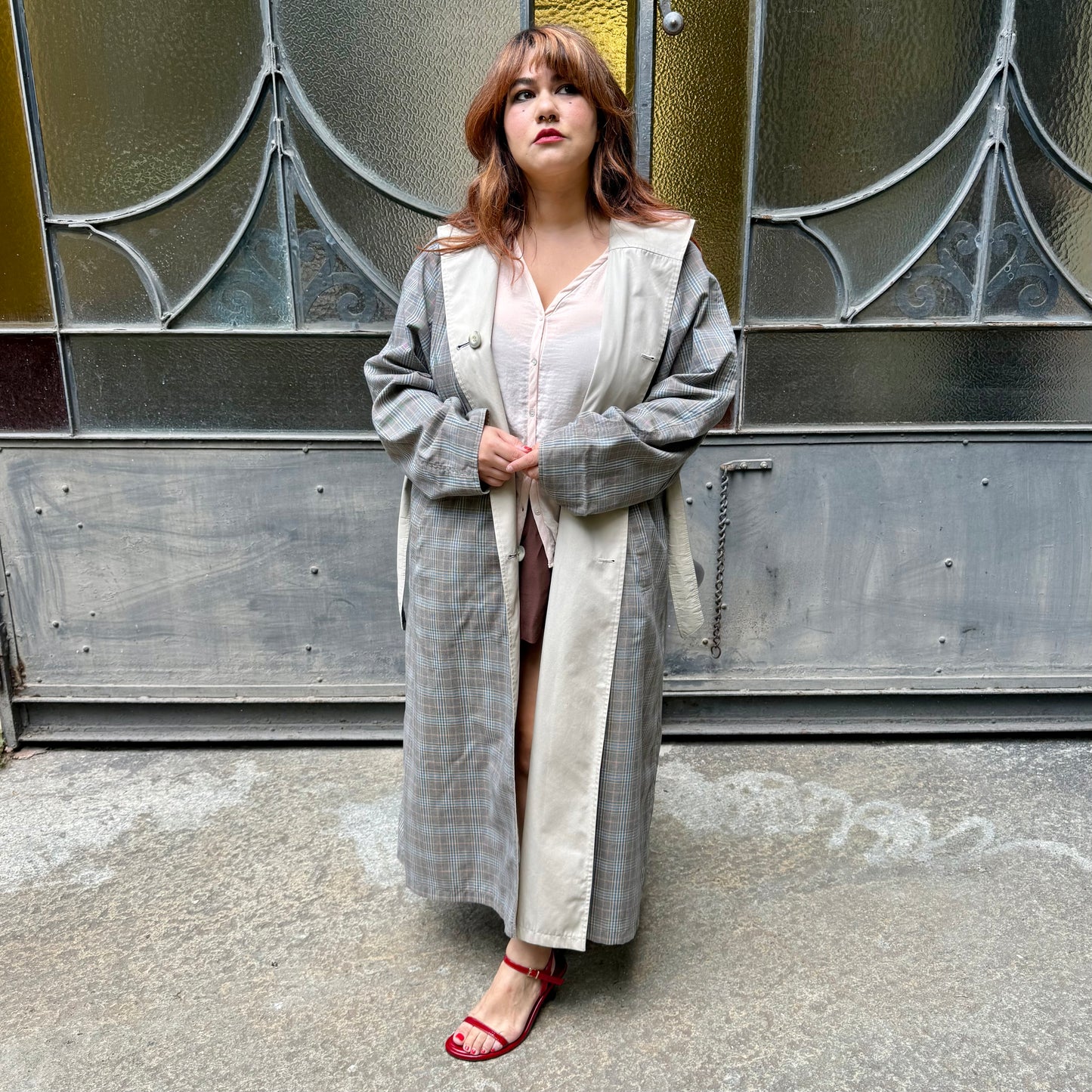 Trench sartoriale doubleface