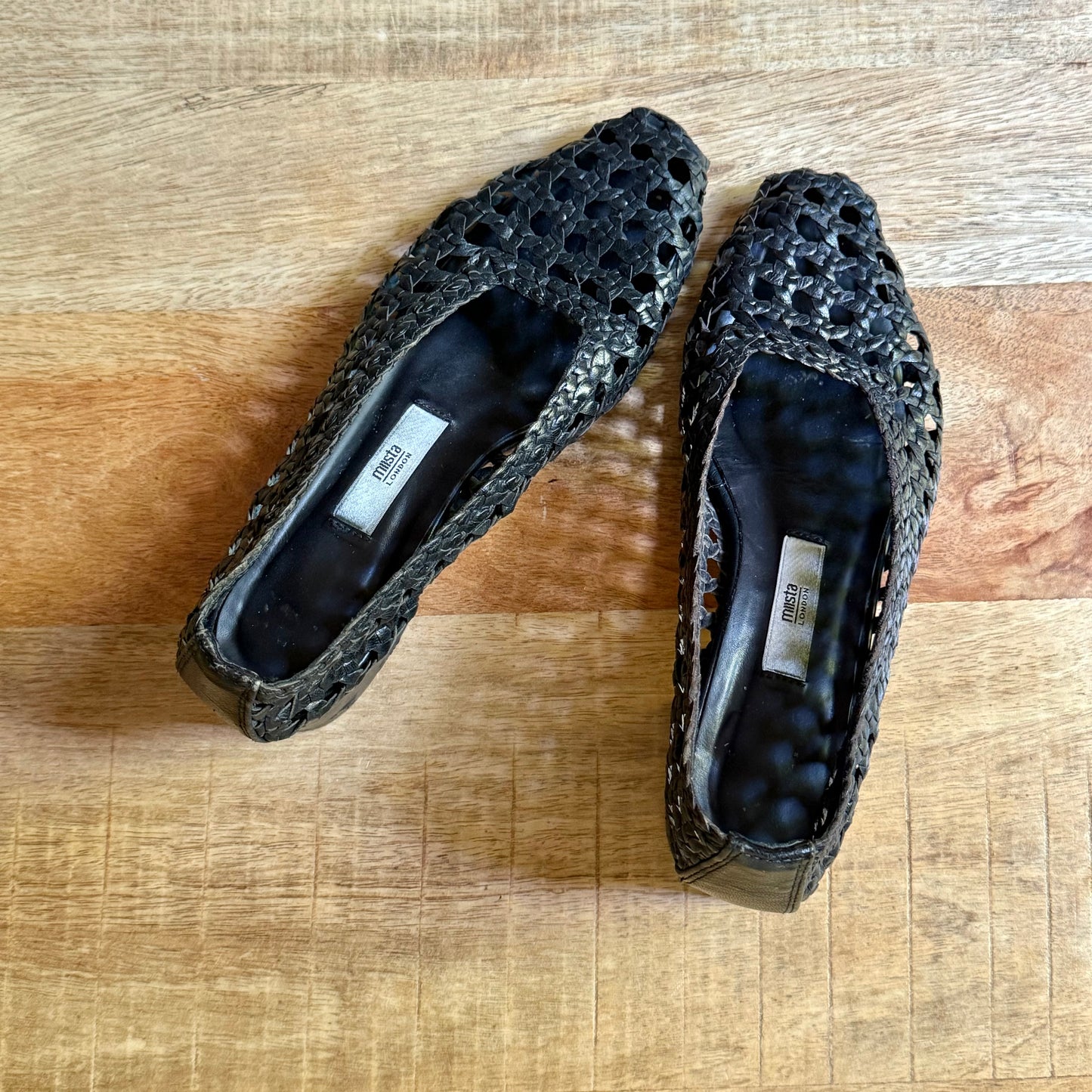 Miista scarpe intrecciate 38