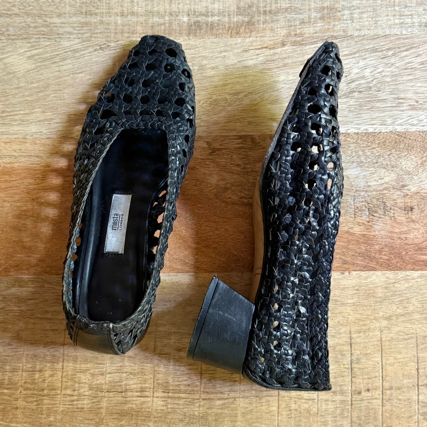 Miista scarpe intrecciate 38
