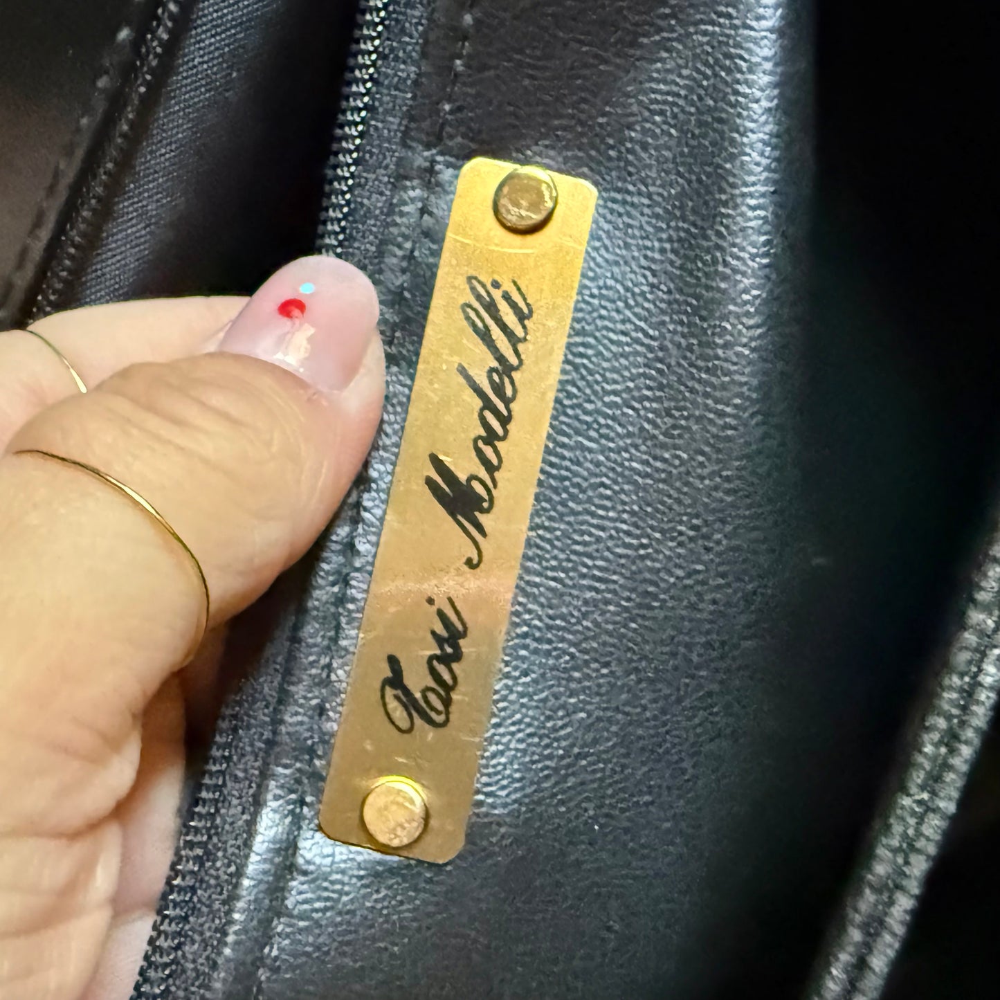 Borsa vintage nera