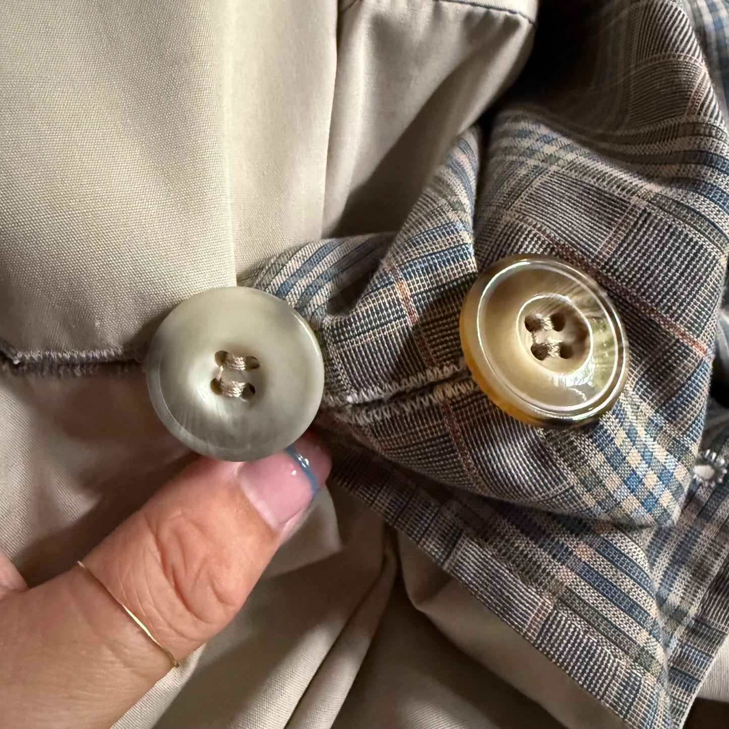 Trench sartoriale doubleface