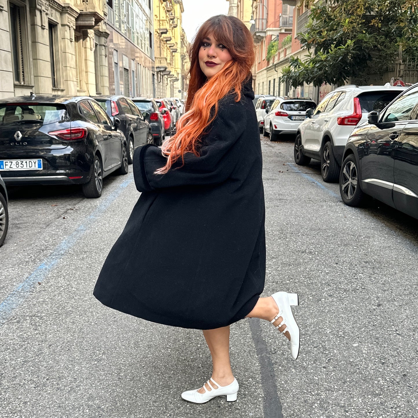 Cappotto vintage trapezio L/3XL