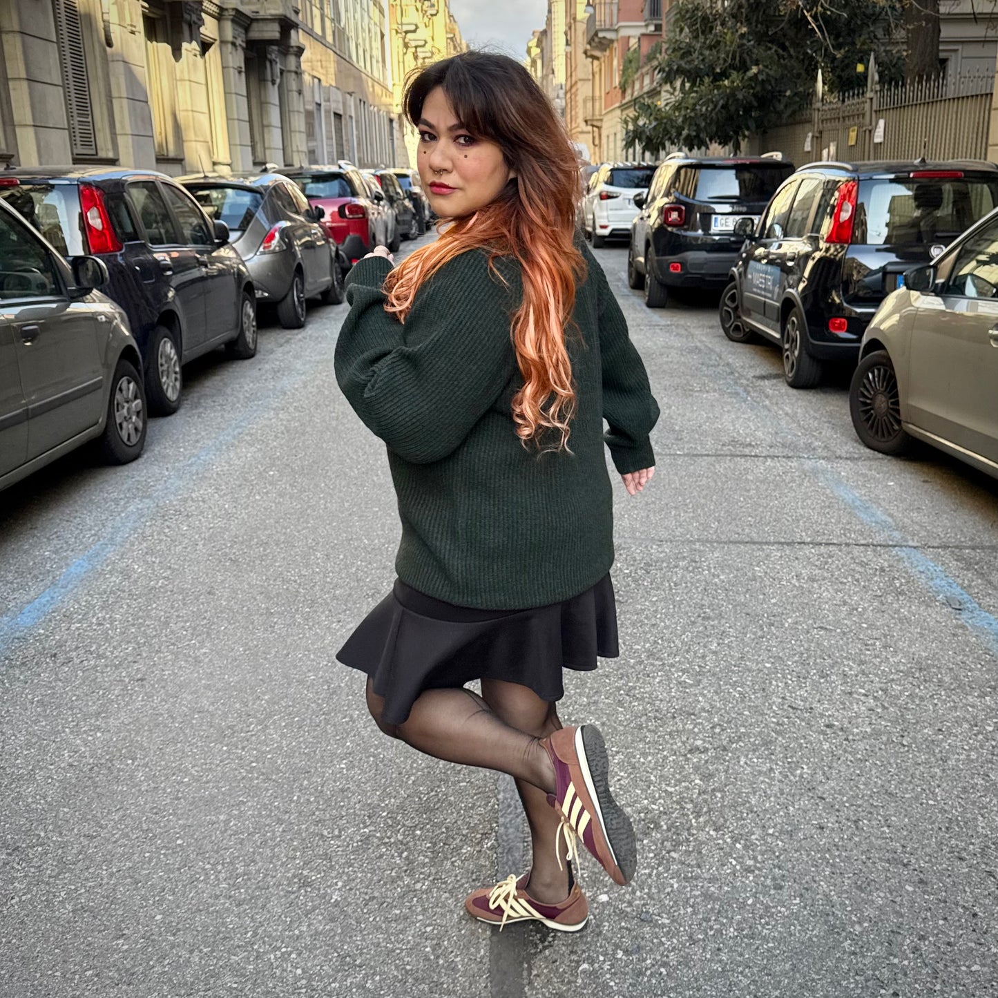 Maglione verde borso M/XXXL