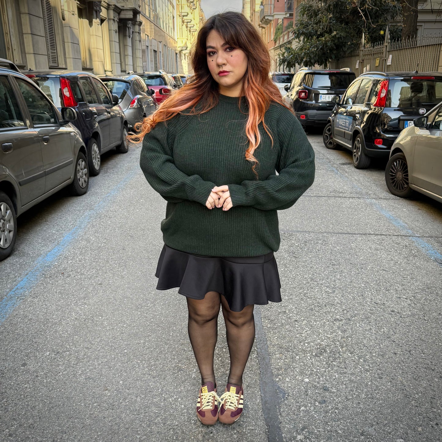 Maglione verde borso M/XXXL