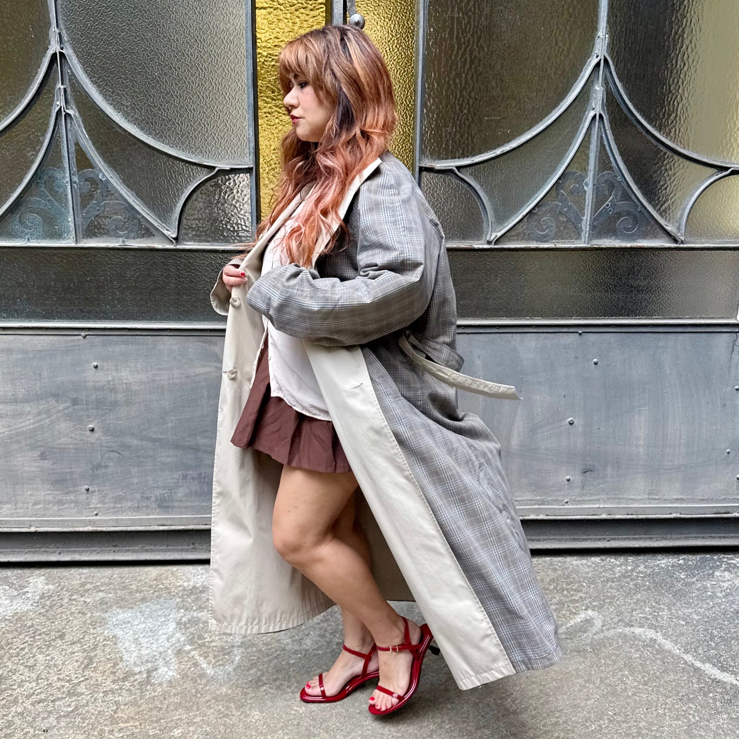 Trench sartoriale doubleface