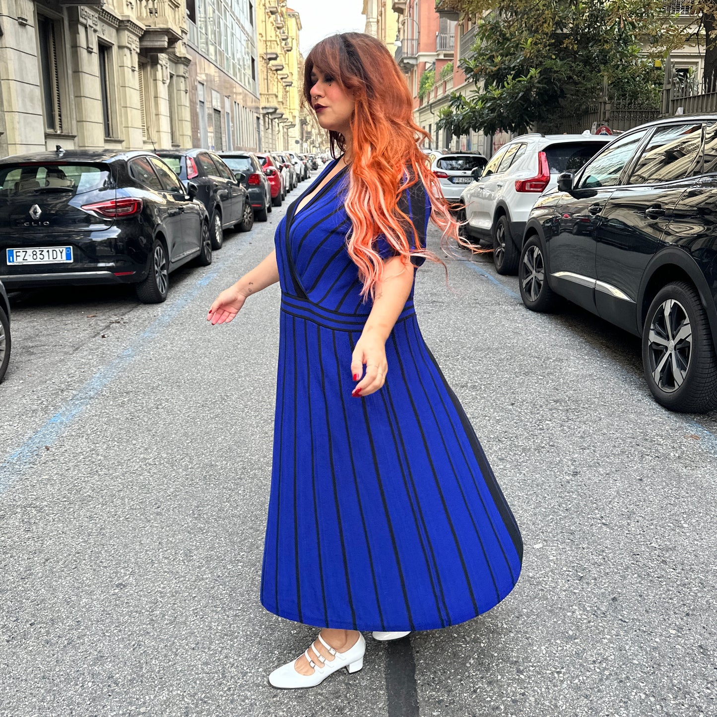 Abito righe tg XL/4XL