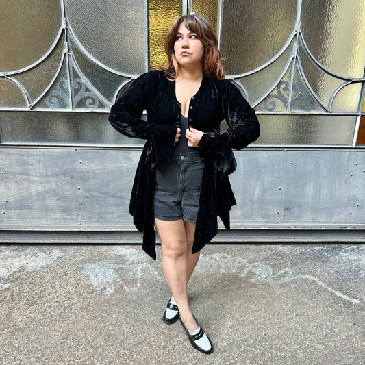 Blusa/camicia velluto tg M