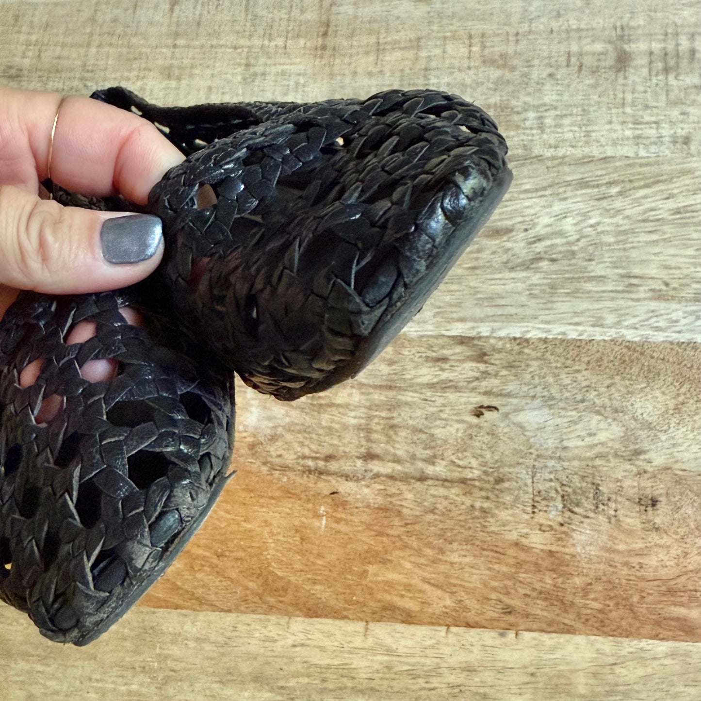 Miista scarpe intrecciate 38