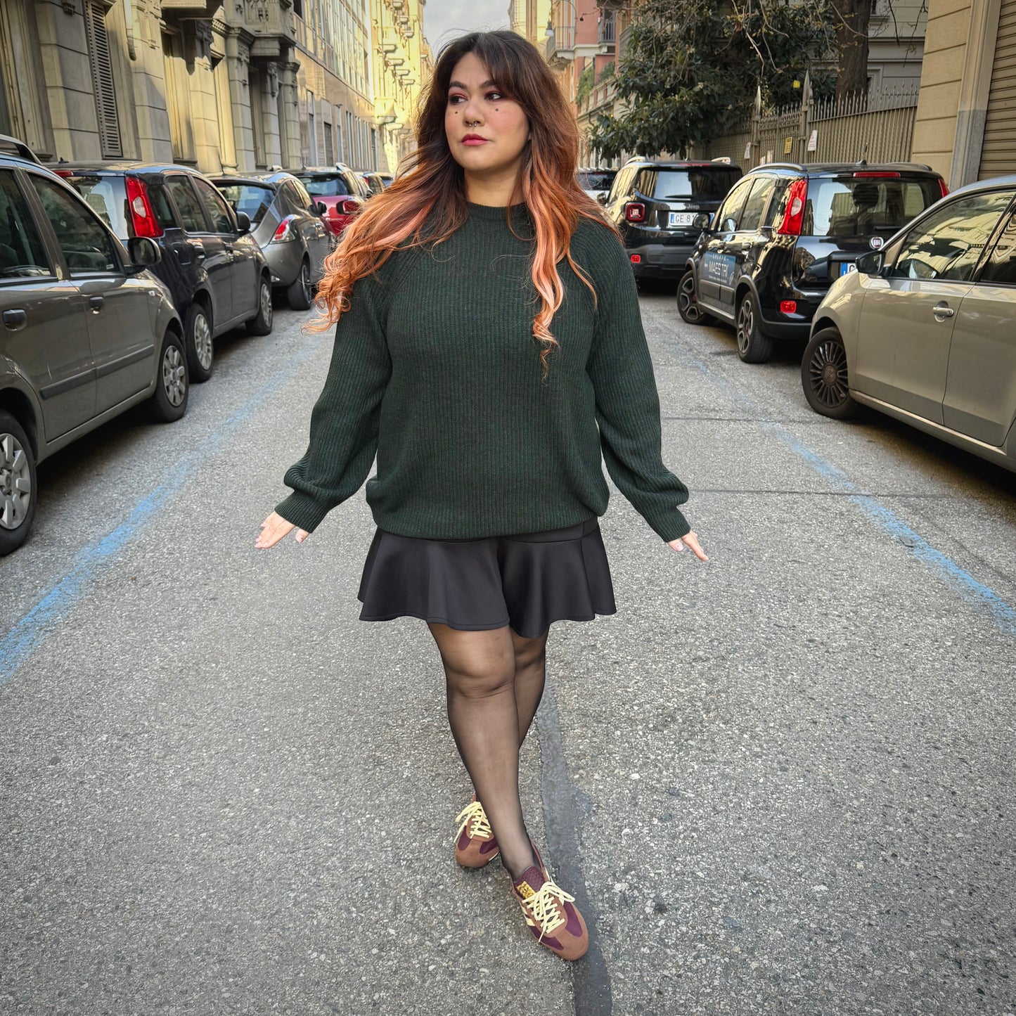 Maglione verde borso M/XXXL