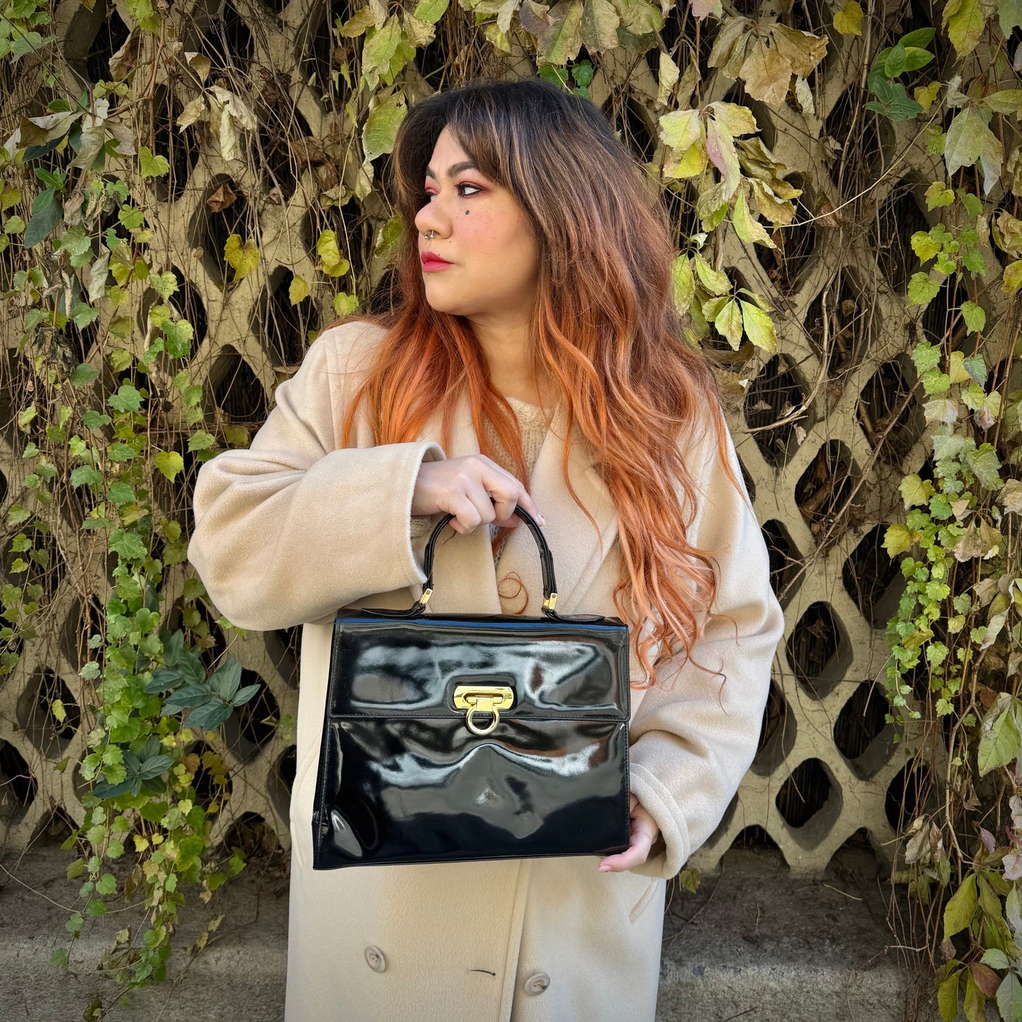Borsa vintage nera