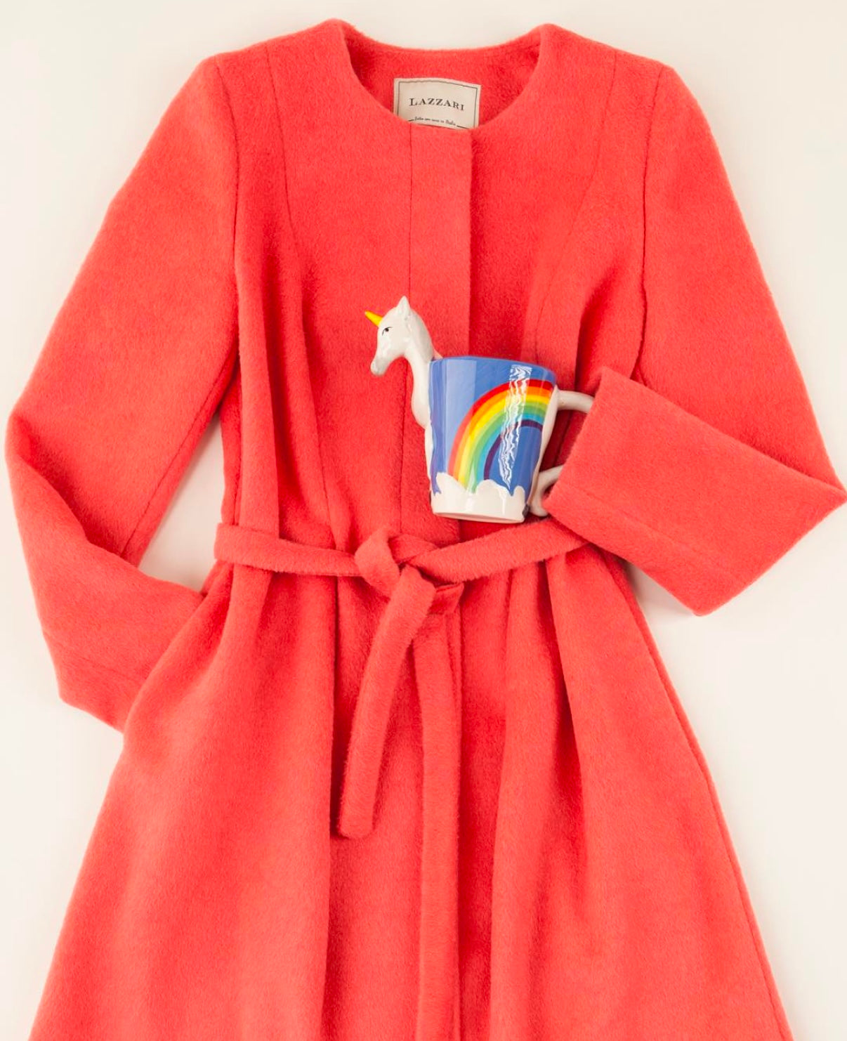 Lazzari cappotto rosa S/M
