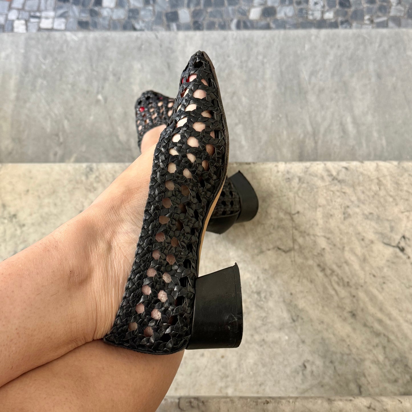 Miista scarpe intrecciate 38