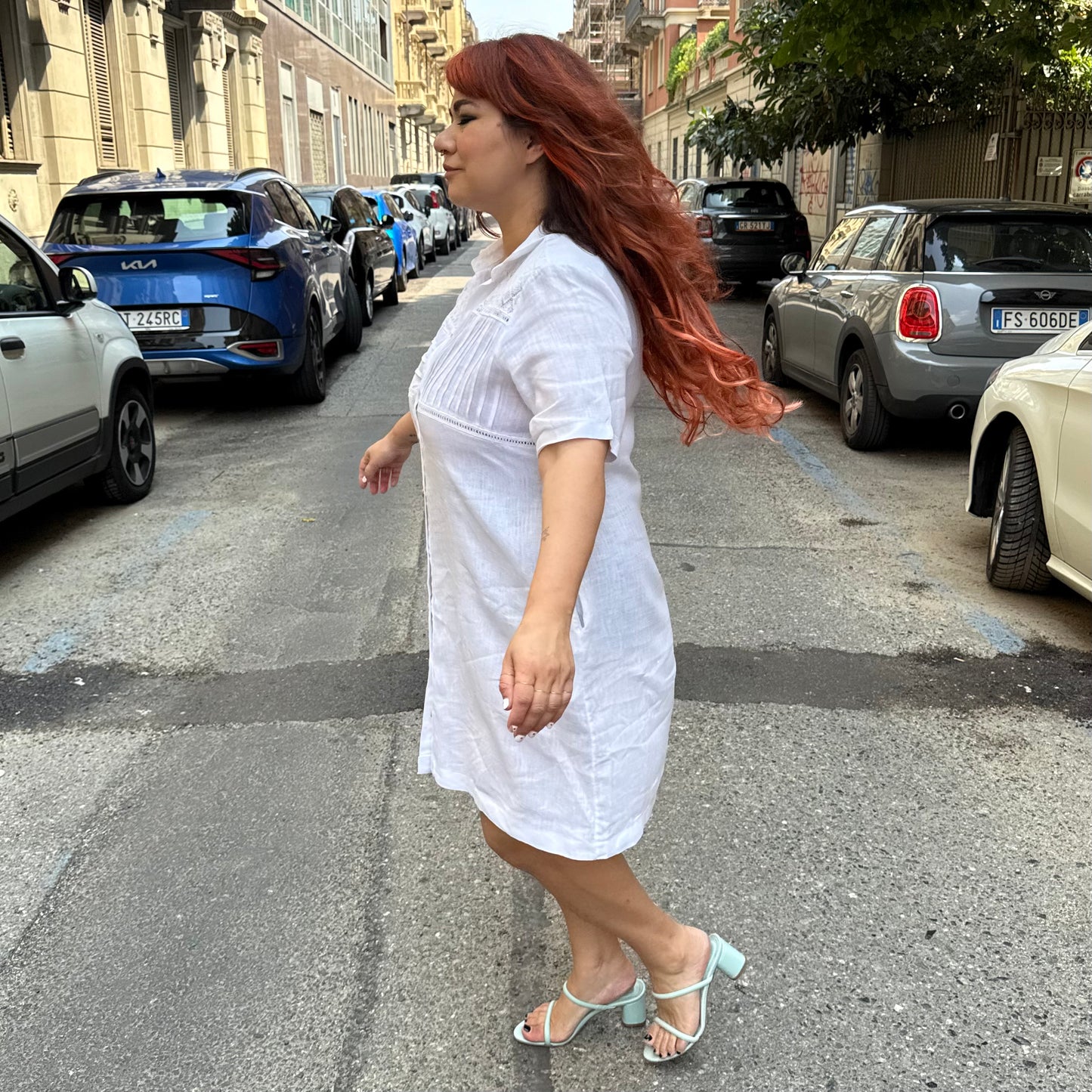 Abito bianco tg M/XL