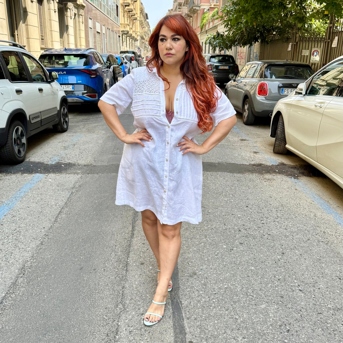 Abito bianco tg M/XL