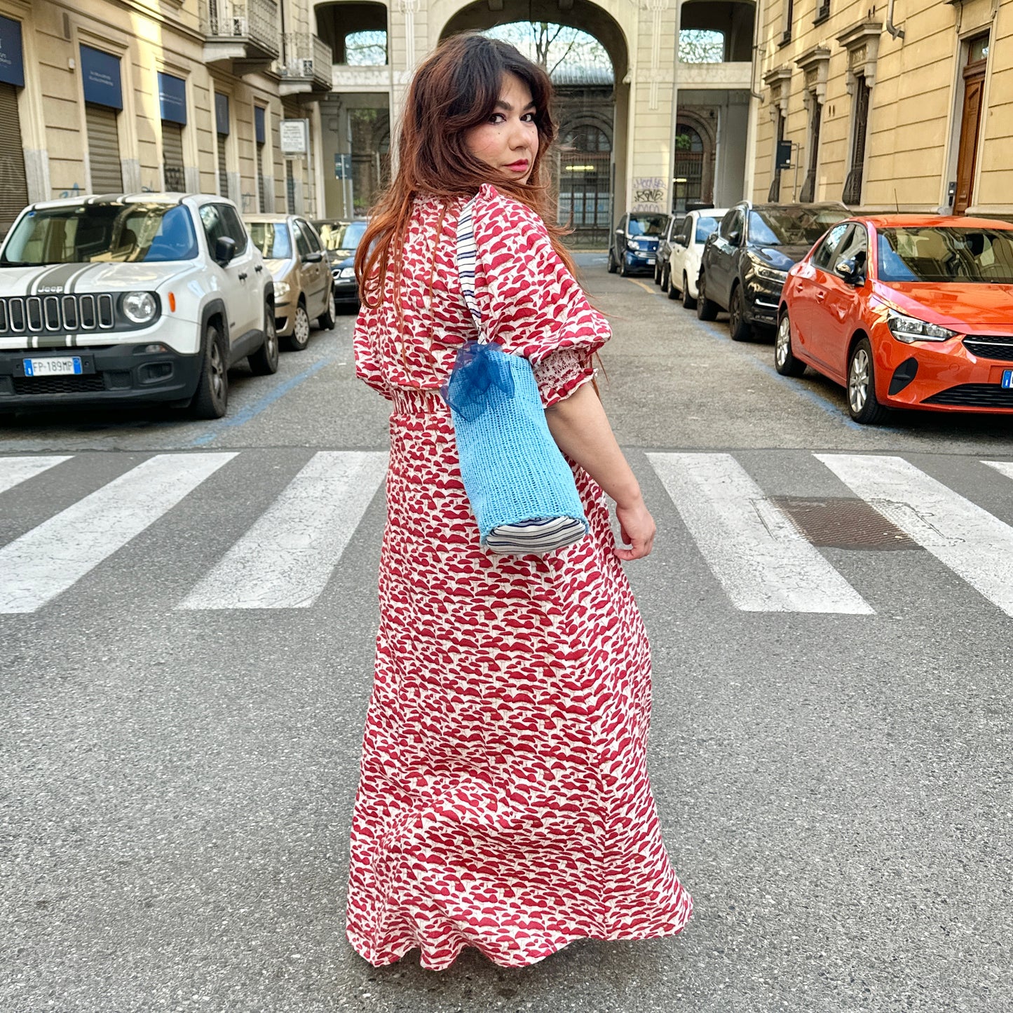 “Mochi bag” azzurra