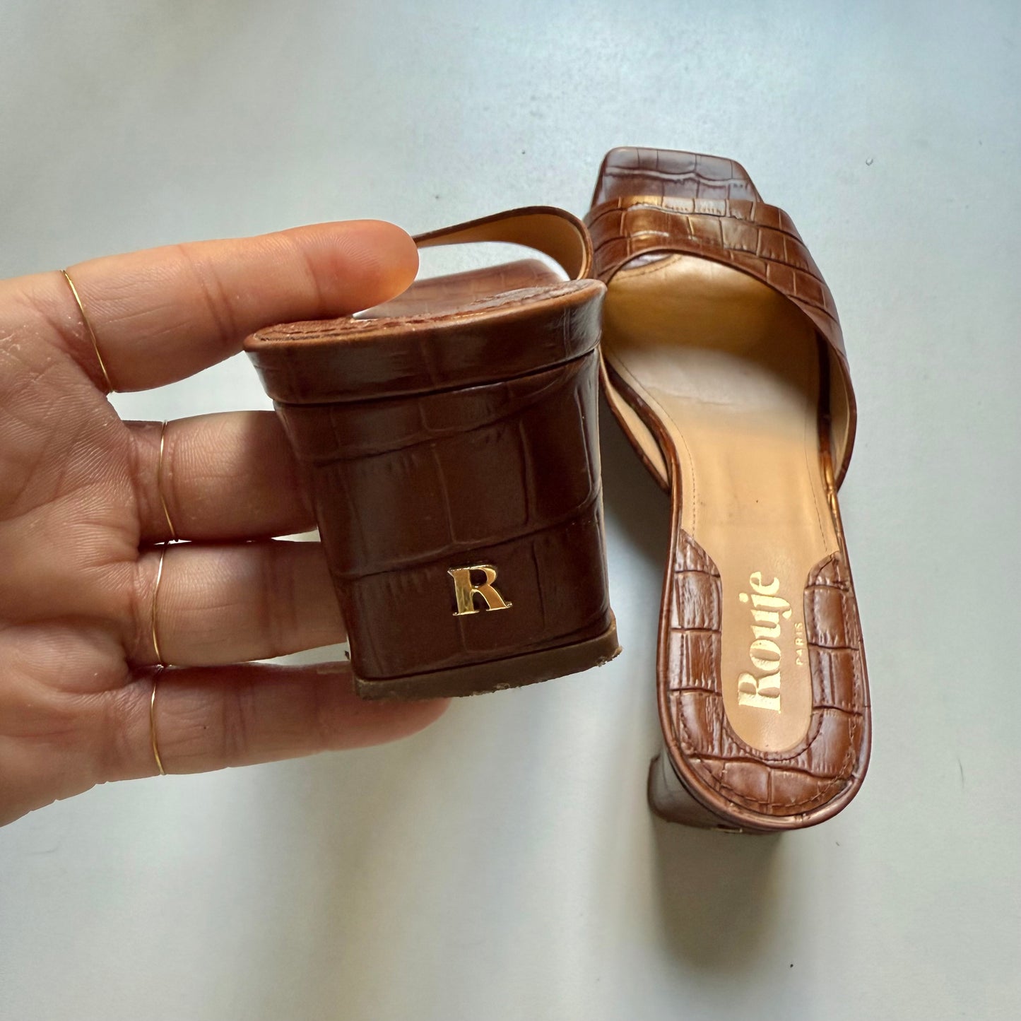 Rouje mules n38