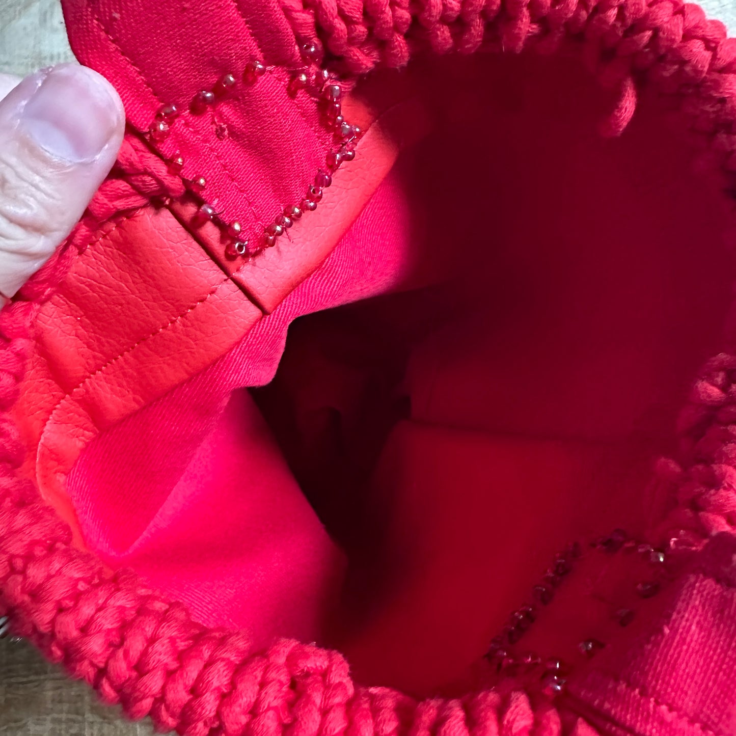 “Mochi bag” rossa