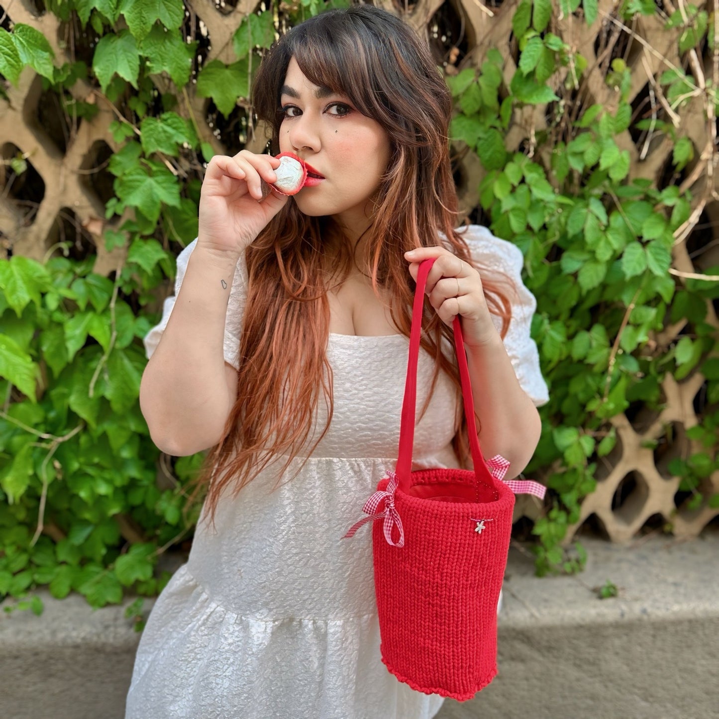 “Mochi bag” rossa