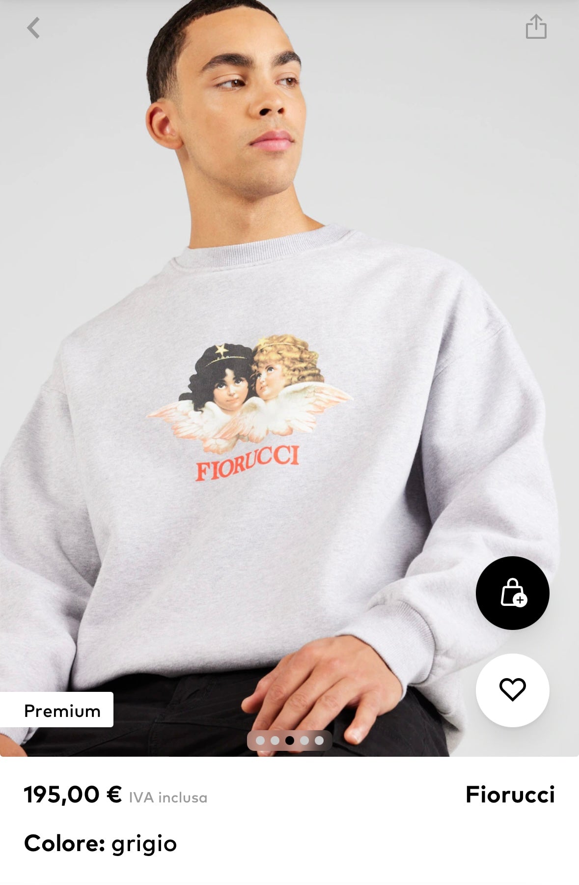 Fiorucci felpa modello vintage M/XXXL