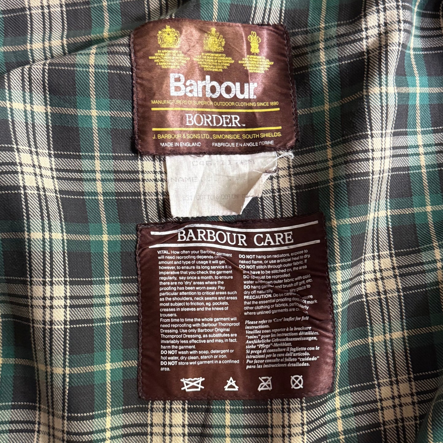 Barbour giacca vintage L/XXXL