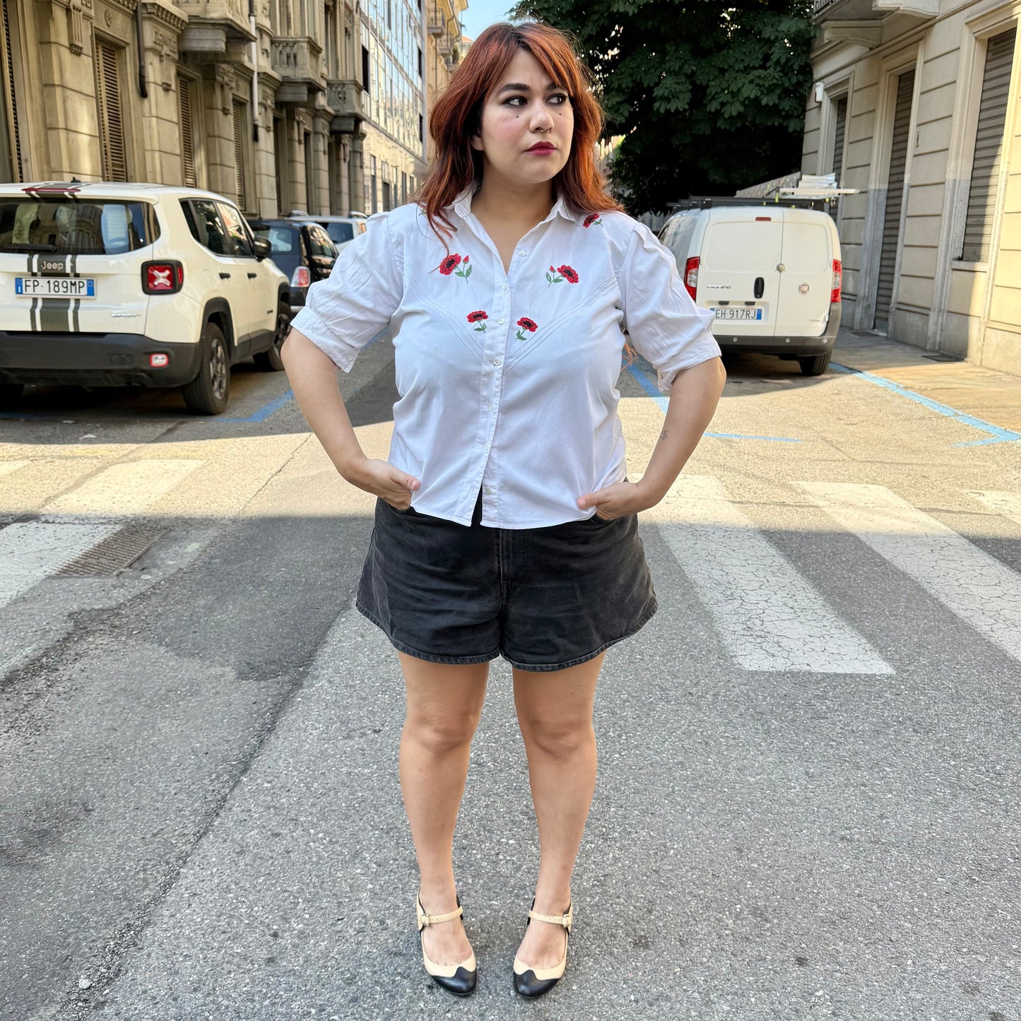 Camicetta papaveri S/L