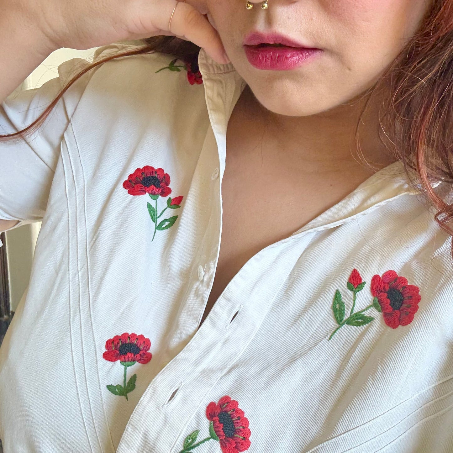 Camicetta papaveri S/L