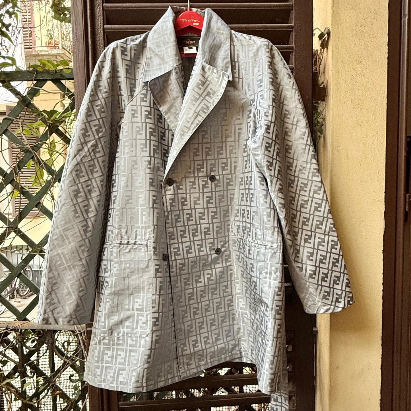 Fendi giacca monogram tg 44/48