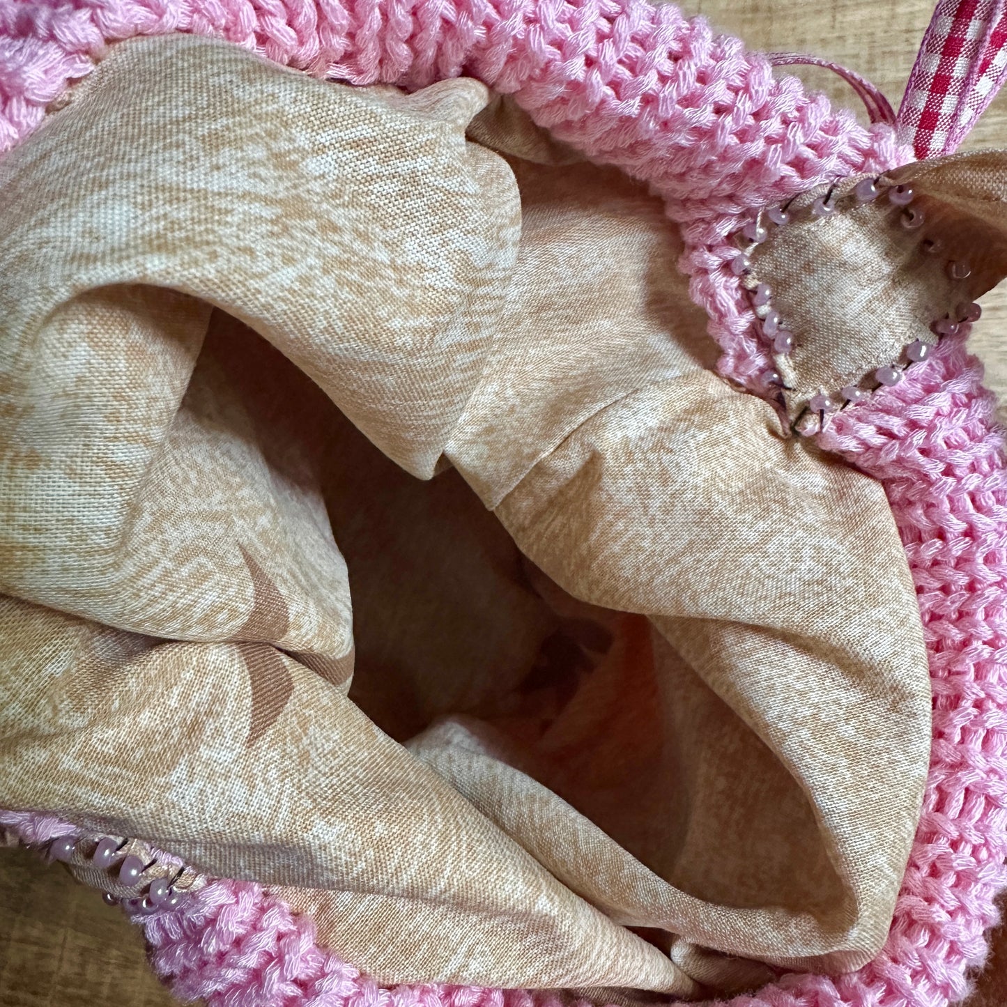 “Mochi bag” rosa chiaro