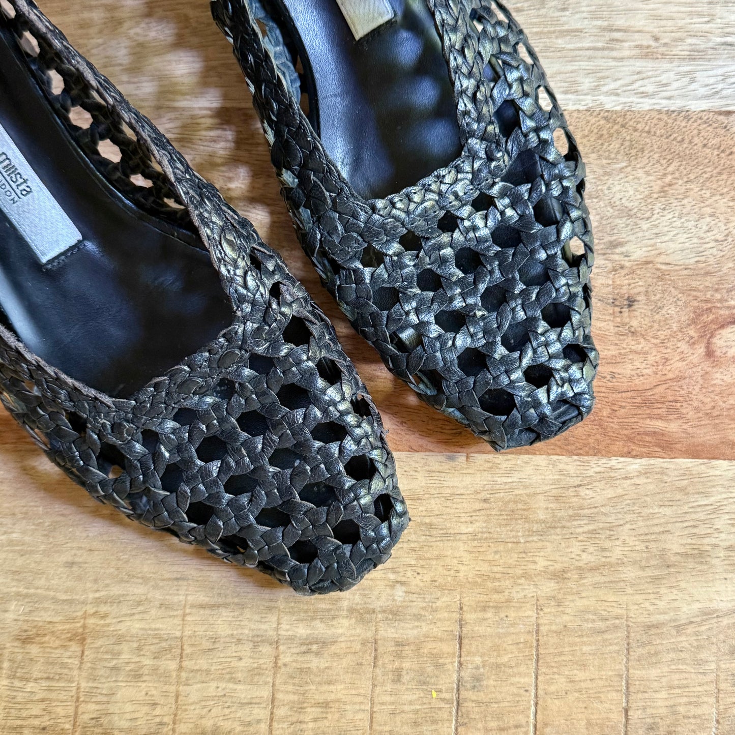 Miista scarpe intrecciate 38