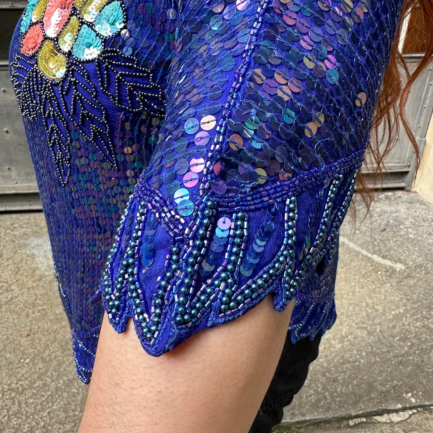 Blusa paillettes L/XXL