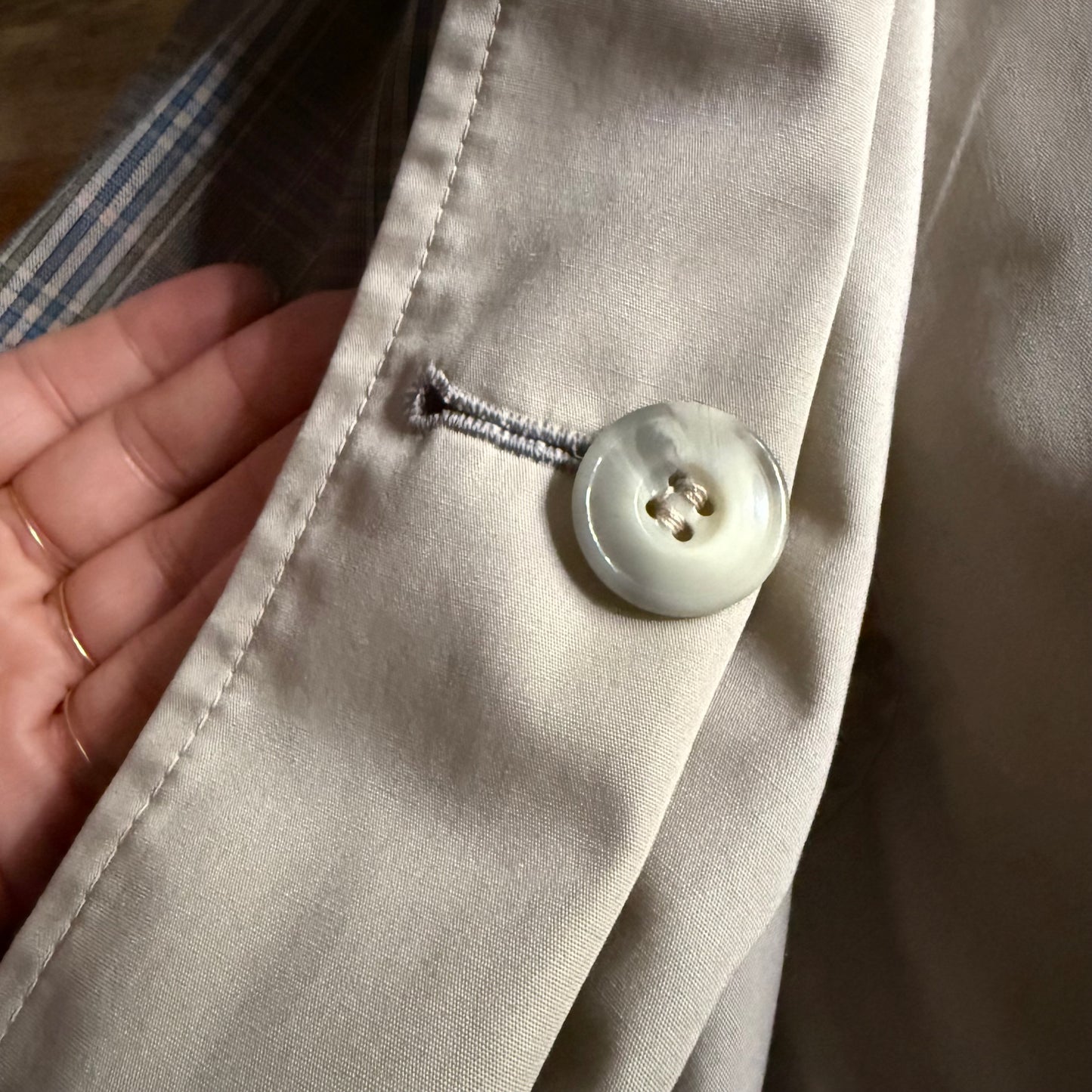 Trench sartoriale doubleface