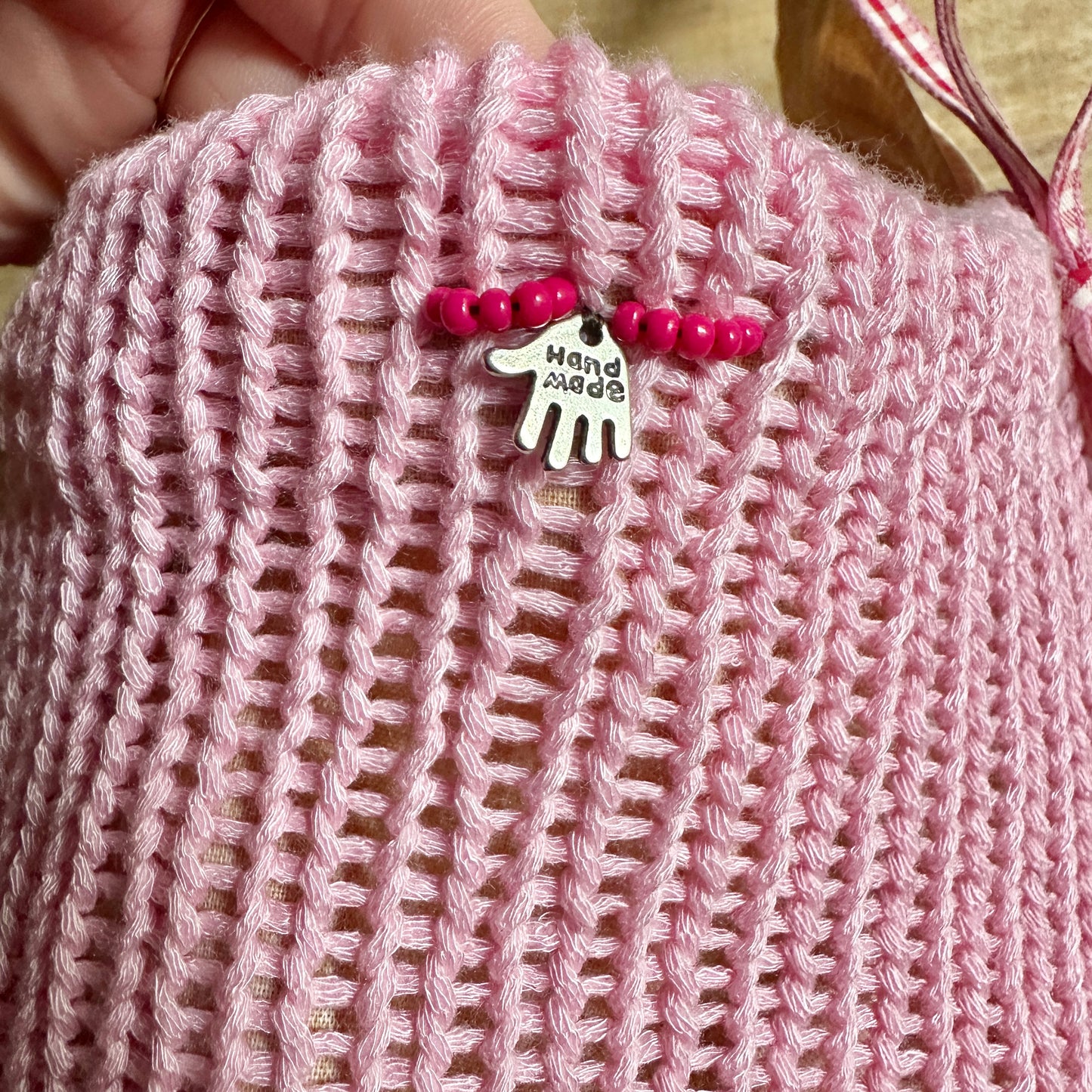 “Mochi bag” rosa chiaro