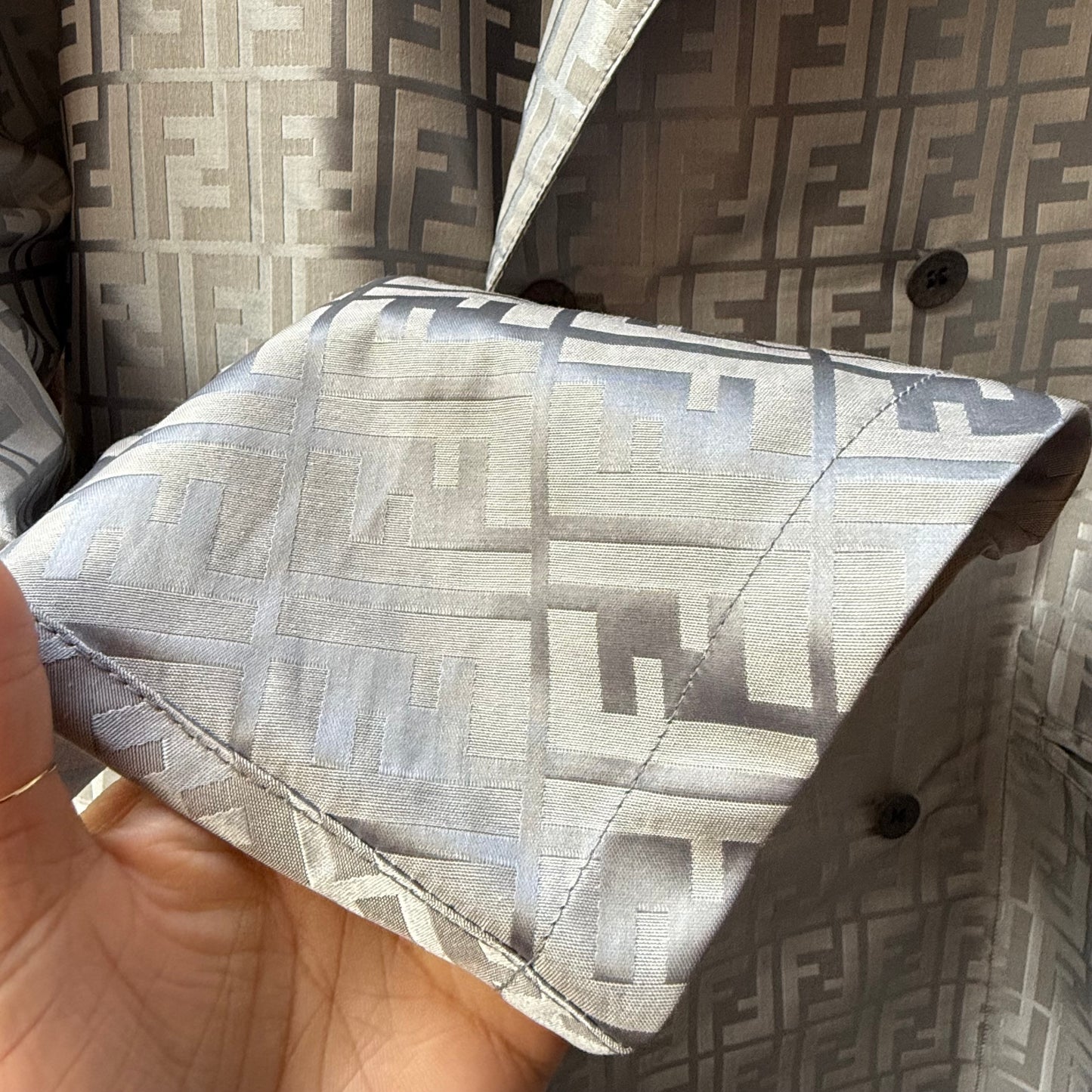 Fendi giacca monogram tg 44/48