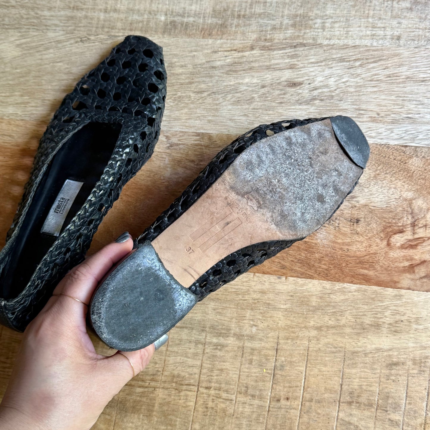 Miista scarpe intrecciate 38