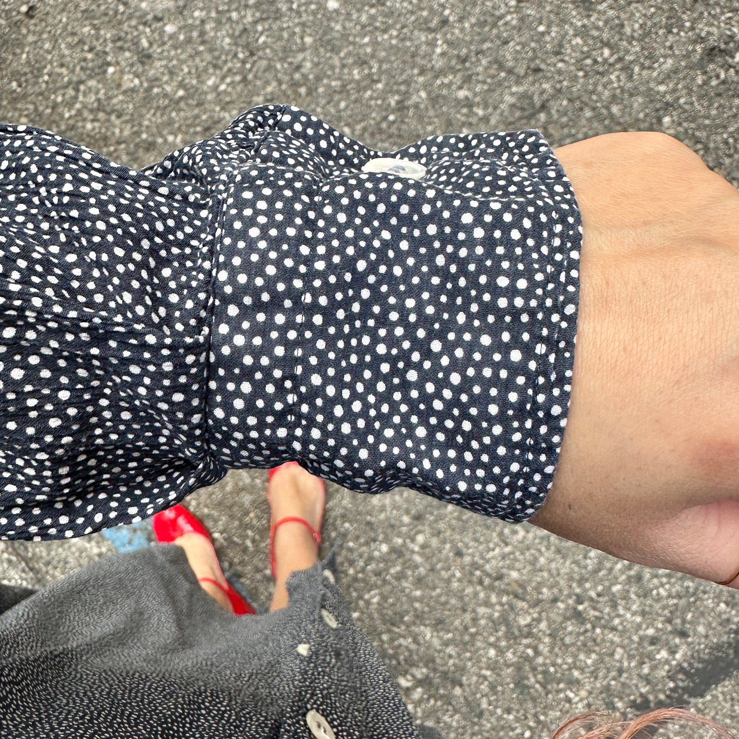 Abito vintage pois L/3XL