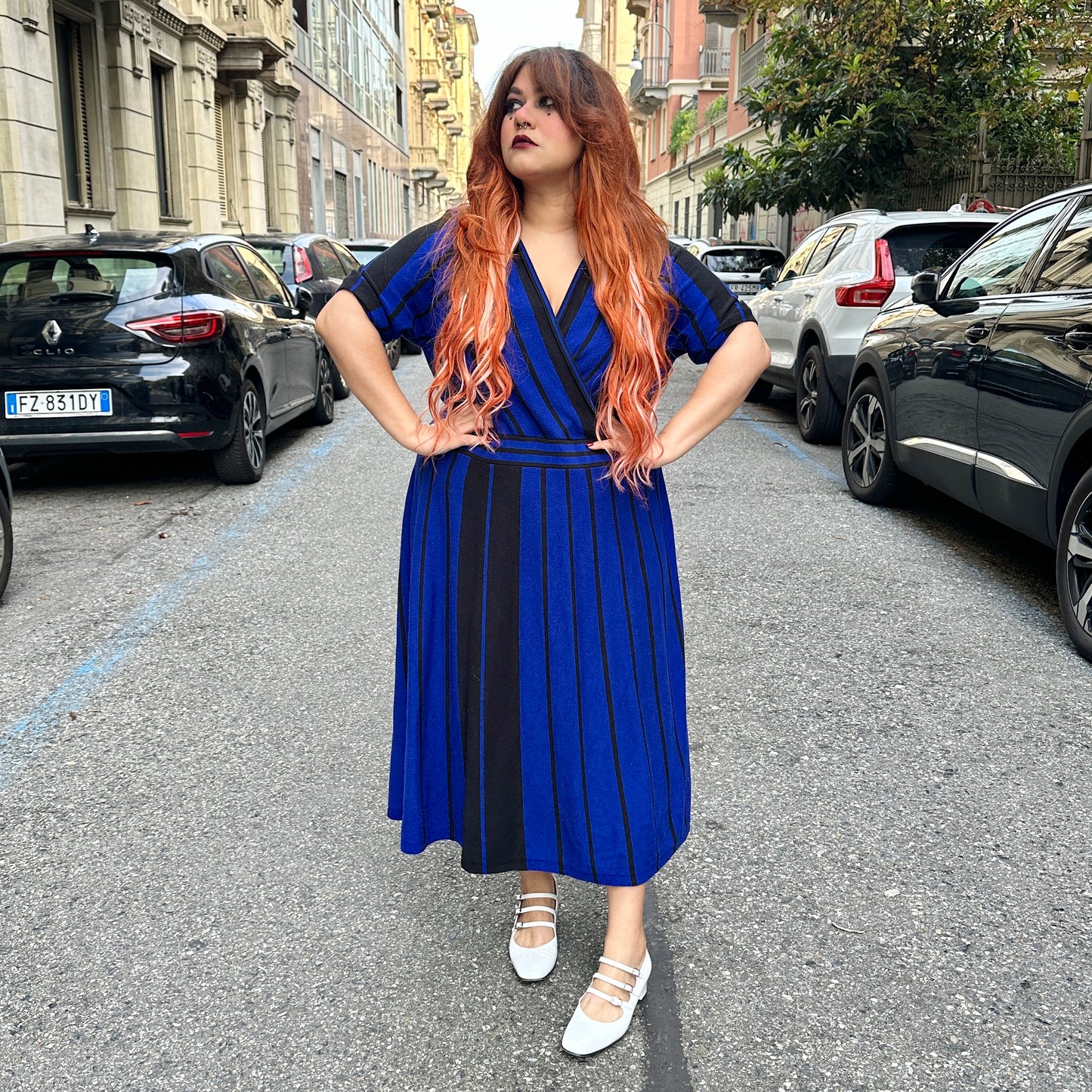Abito righe tg XL/4XL