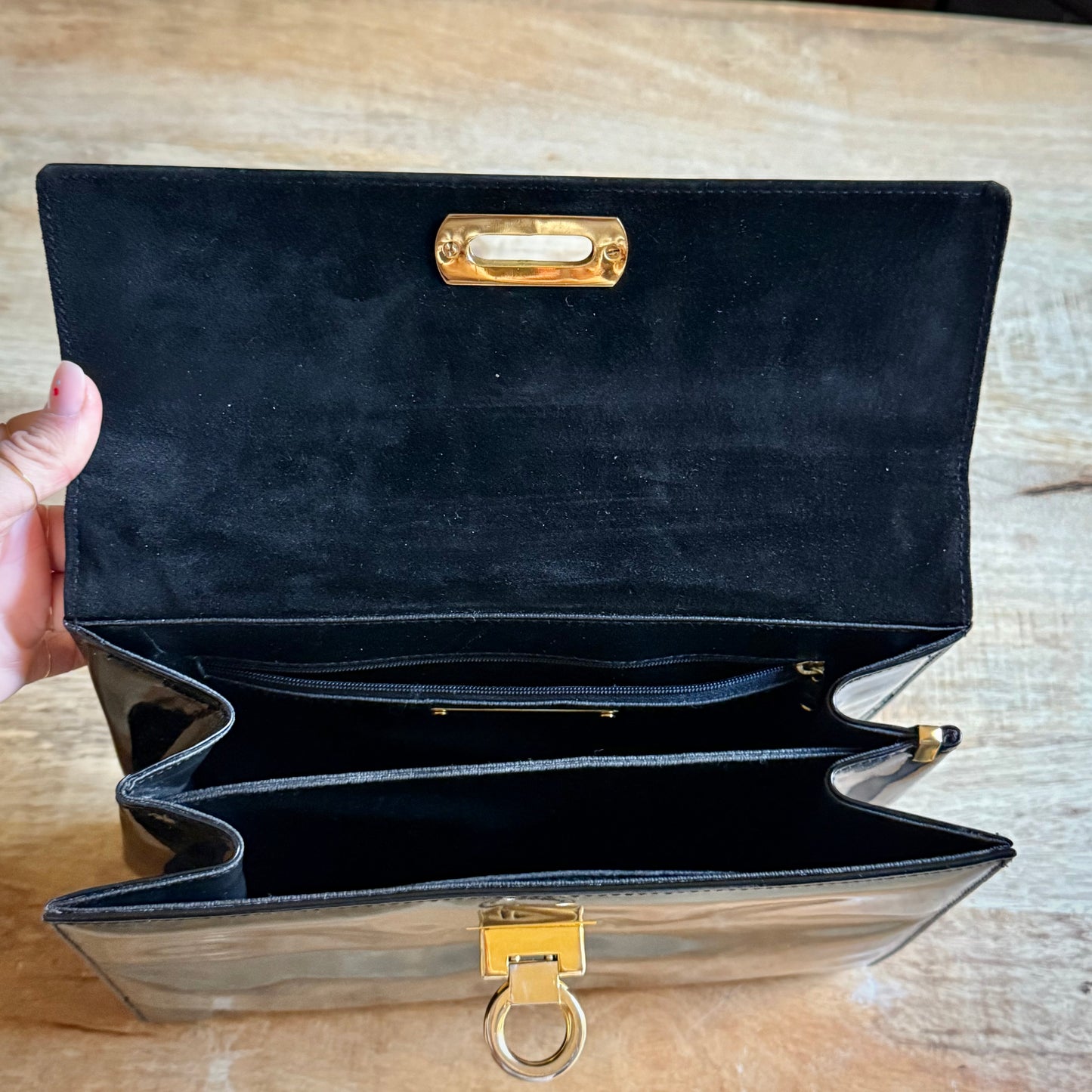 Borsa vintage nera