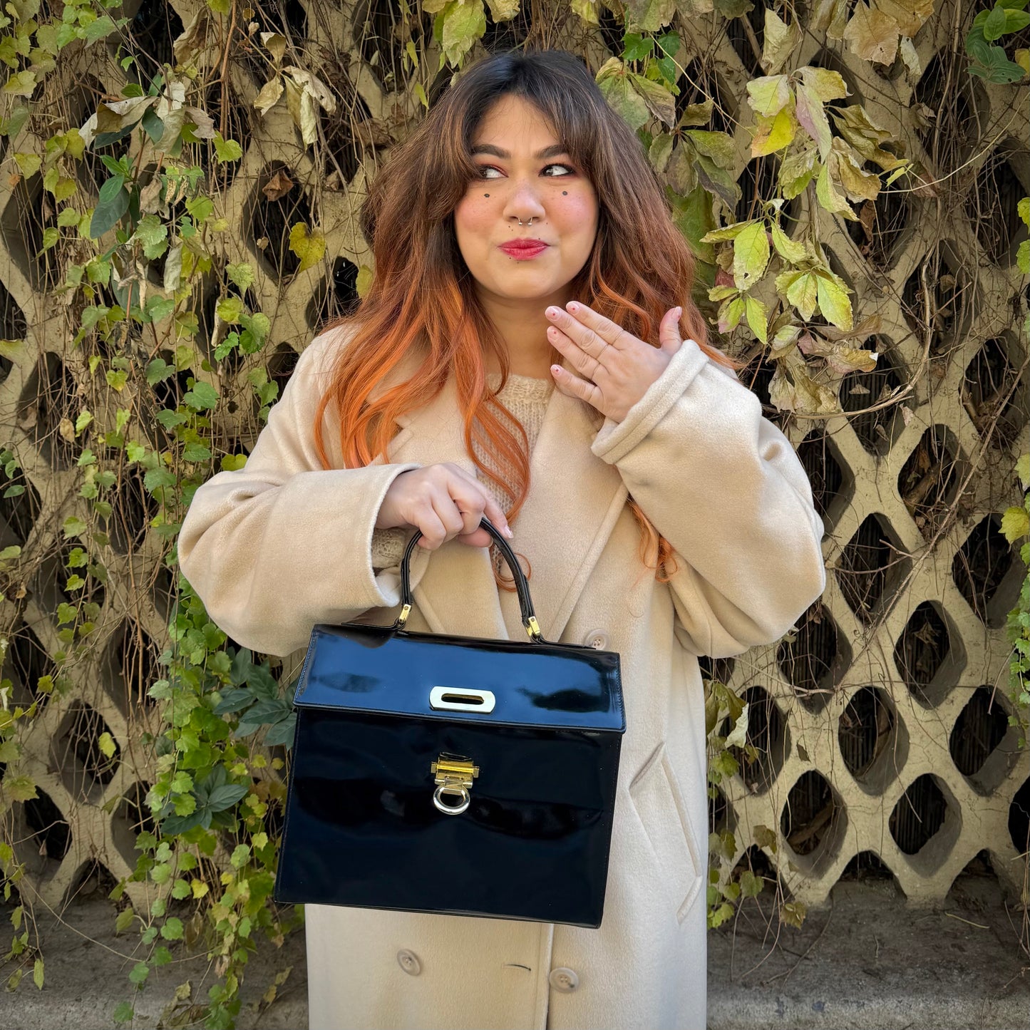 Borsa vintage nera