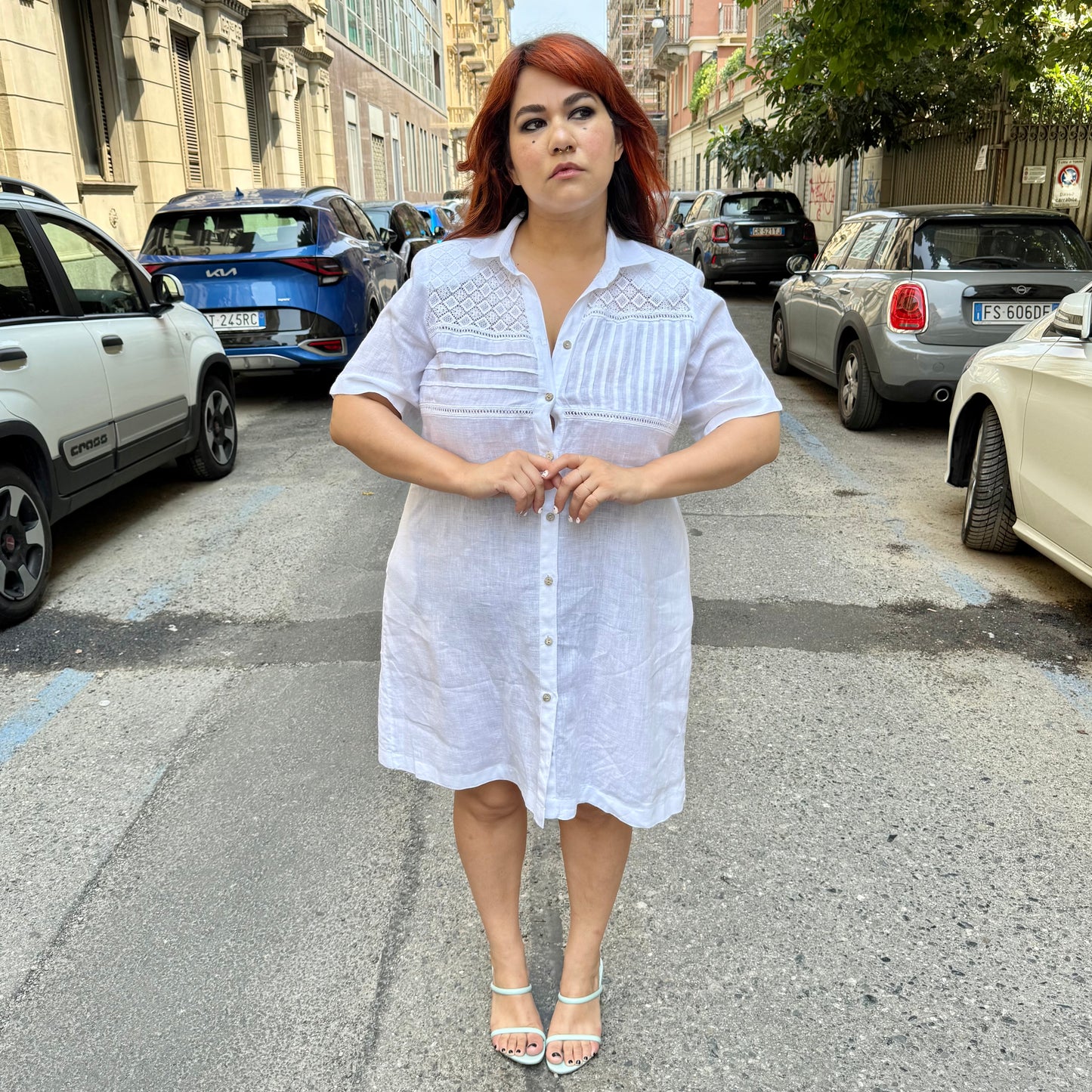 Abito bianco tg M/XL