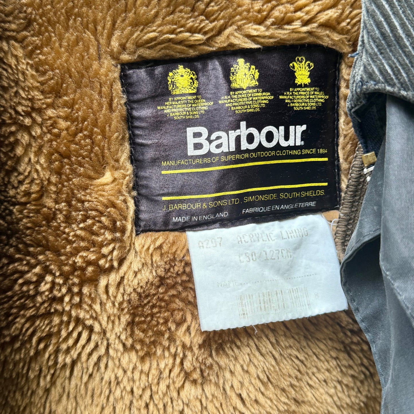 Barbour vintage bedale
